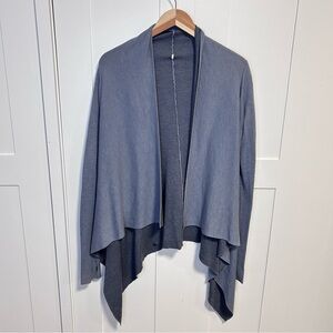 lululemon athletica Slate Gray Open-Front Draped Cardigan